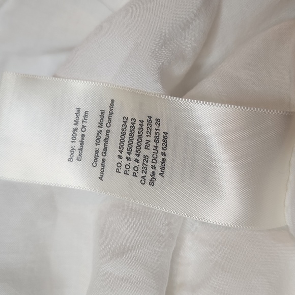 Aritzia Leone White Lined Dress | Medium - Picture 9 of 12